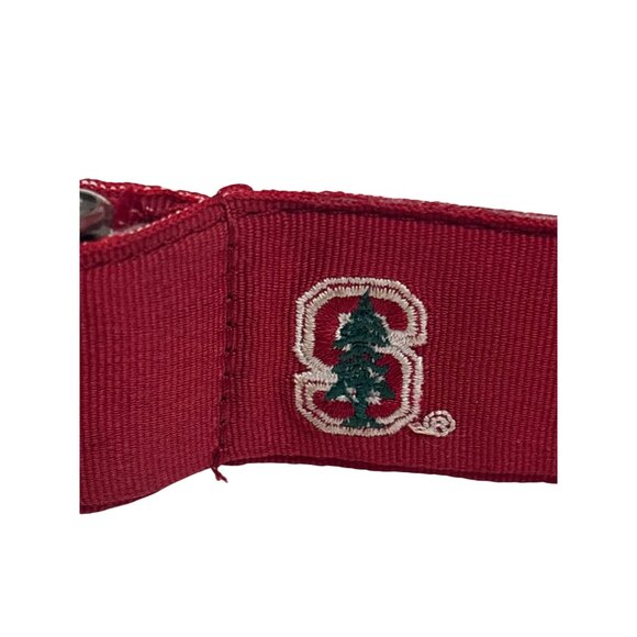 Stanford University Cardinal Red Striped Canvas D-Ring Belt – Unisex – One Size - Picture 3 of 9